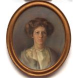 ATTRIBUTED TO JAMES CADENHEAD, RSA, RSW (1858-1927, BRITISH) Portrait of a lady pastel 21 x 17 1/2