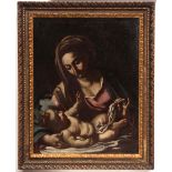 ITALIAN SCHOOL (17TH/18TH CENTURY) Madonna & Childoil on canvas 24 x 19ins