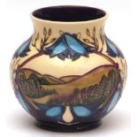 Modern Moorcroft "Wuthering Heights" baluster vase by Philip Gibson, limited edition No 16 of 250,
