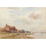 *ARTHUR GERALD ACKERMANN, RI (1876-1960, BRITISH) Old Blakeney watercolour, signed lower left 9 1/