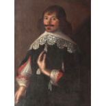 ATTRIBUTED TO GILBERT JACKSON (ACT 1621-1640, BRITISH) Portrait of a gent believed to be John