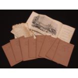 NORFOLK BROADS BIBLIOGRAPHY, A series of printed cuttings, manuscript notes and lists of a