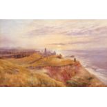 STEVEN JOHN BATCHELDER (1849-1932, BRITISH) "Sunset Cromer" watercolour, signed lower left 24 x 38