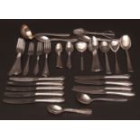 Second half of 20th century WMF part flatware service for six, together with other assorted