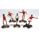 Five Art of Sport single figure of footballers: Alan Shearer; Duncan Edwards; Sir Stanley