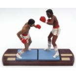 Art of Sport boxing group: Roberto Duran v Sugar Ray Lennard (Montreal Olympic Stadium 1980), approx