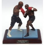 Art of Sport boxing group: Mike Tyson v Evander Holyfield, Las Vegas 1998, approx 10ins high