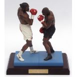 Art of Sport boxing group: Lennox Lewis v Mike Tyson (June 8th 2002, Memphis), 10 1/2 ins high