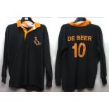 South Africa Rugby shirt signed by Janie De Beer