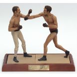 Art of Sport boxing group; John L Sullivan v James J Corbett (New Orleans September 7th 1892),