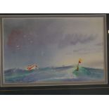 Andrew Church, signed group of 4 watercolours, Norfolk views etc, assorted sizes (4)