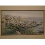 Christine E Brewster, signed and dated '94, watercolour, inscribed "Crail Harbour", 9 x 16 1/2 ins