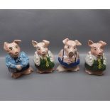 Four Wade NatWest piggy banks to include Lady Hilary, Maxwell, Annabel and Woody