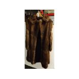Vintage fur coat and two hats