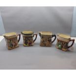 Four Royal Doulton Series Ware jugs, to include two Oliver Twist, The Old Curiosity Shop, The