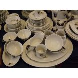 Extensive Royal Doulton "Westwood" dinner, coffee and tea service, circa 1970s, approx 70+ items