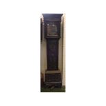 18th century and later stained and carved 30-hour long case clock, R Henderson - Scarborough, the