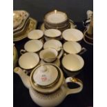 Royal Grafton "Majestic" pattern tea set, 24 items in total