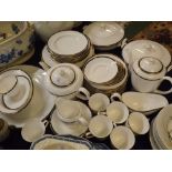 Collection of Royal Worcester "Carina" china dinner, coffee and tea wares, 50+ pieces in total (