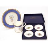Mixed group including a limited edition Wedgwood bone china plate commemorating the Rochdale