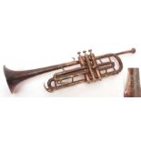 Rudall Carte & Co Webster Trumpet, number 6488, circa 1921
