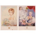 After Marioluisa Marino (20th Century Italian), Queen Elizabeth, The Queen Mother (commissioned by