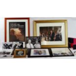 A mixed lot of memorabilia relating to Sir Malcolm Arnold, mainly photographs of Sir Malcolm, some