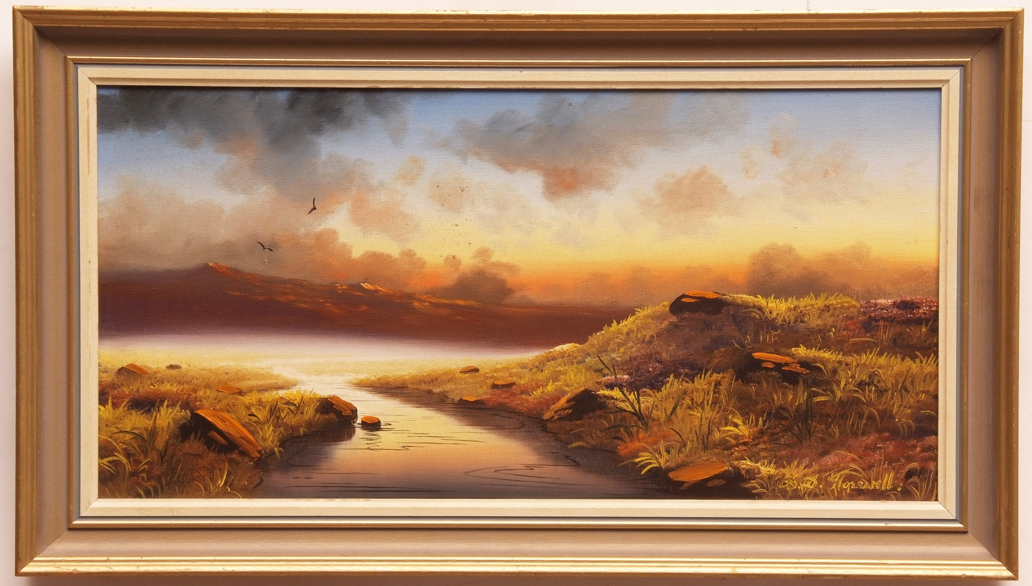 Brian Horswell Descending Mist Oil on canvas, signed lower right9 1/2 ins x 19 1/2 ins