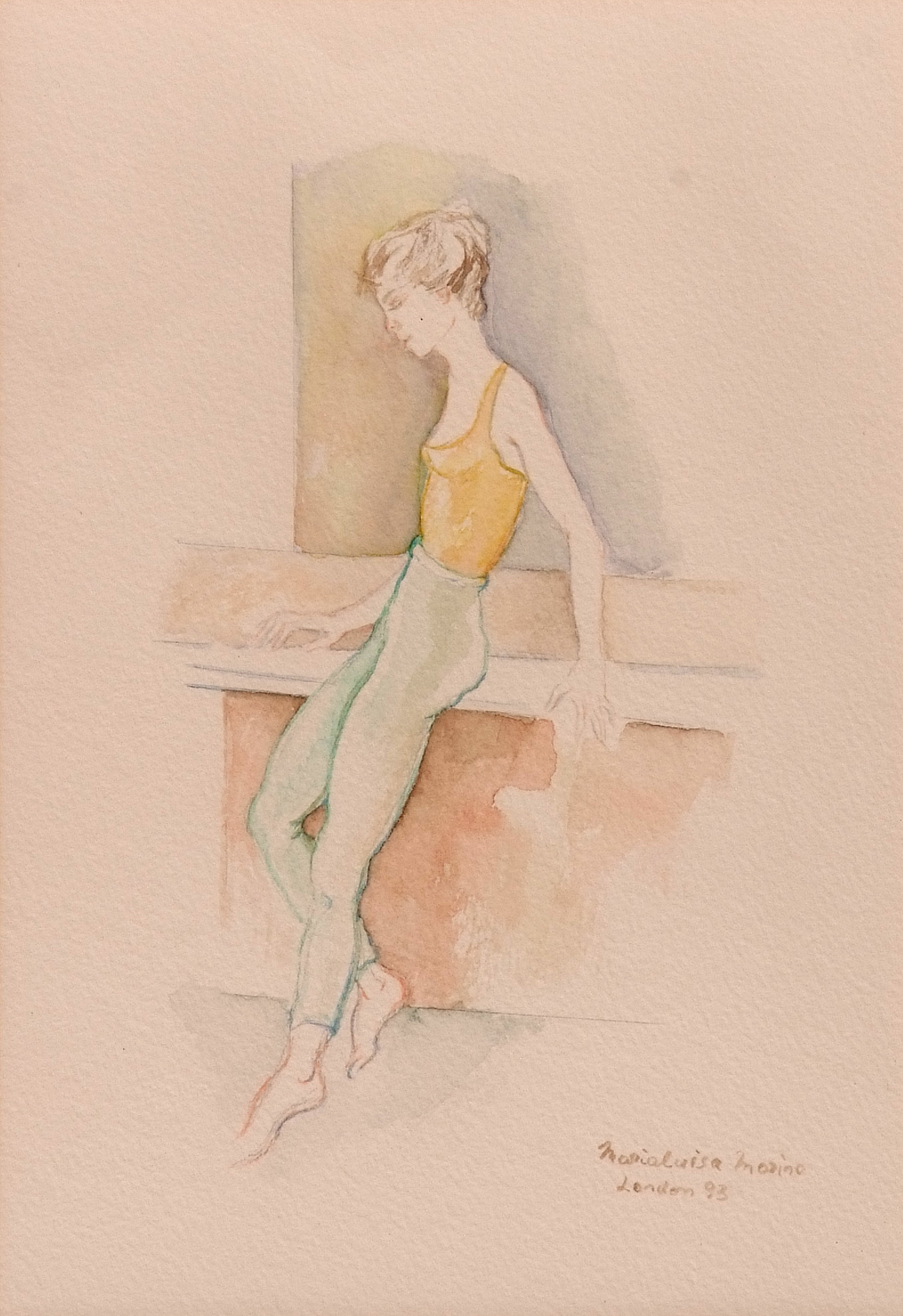 *Marioluisa Marino (born 1945, Italian), A Muse seated and A Ballerina Resting , together with an - Image 4 of 4