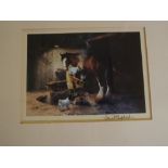 David Shepherd,signed in pencil to margin,Set of 8 coloured prints,varying subjects,3 x 5 1/2 ins (