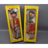 Two boxed Pelham Puppets, Fritzi and Gypsy (2)