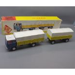 Dinky Toys Mercedes Benz Truck and Trailer, Model No 917, with original box