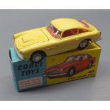 Corgi Toys Aston Martin DB4, Model No 218, with original box