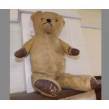 Vintage English Mohair Teddy Bear, with growler (no longer working), 23ins tall