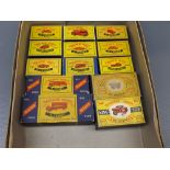 Collection of nine Matchbox models, Nos 4, 9, 14, 17, 22, 30, 45, 58 and 60, together with two