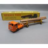 Budgie Toys Articulated Heavy Duty Timber Transporter, No 230, with box