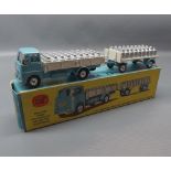 Corgi ERF Drop Side Lorry and Platform Trailer, with milk churns, Model No 21, with original box