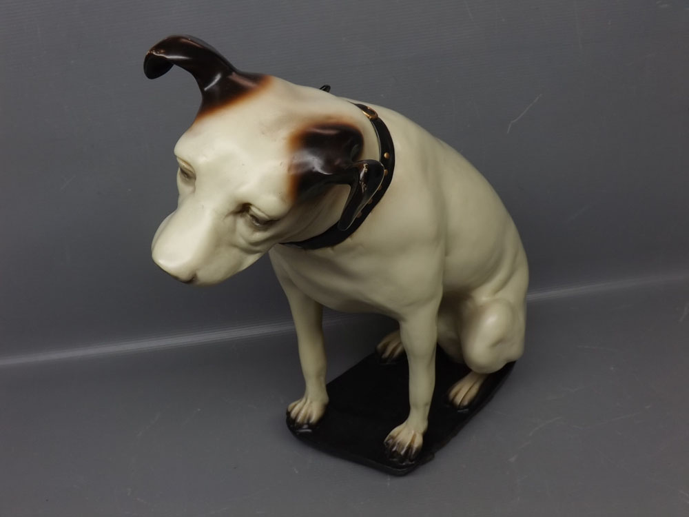 Composition model of Nipper the Dog, 14ins high