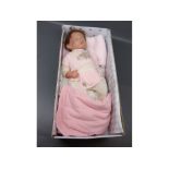 Boxed "The Ashton-Drake Galleries" baby doll "Baby Annabell", 18 1/2 ins tall