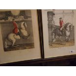 Group of eight modern re-strike engravings, Cavaliers on horseback, assorted sizes (8)