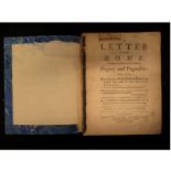 CONYERS MIDDLETON: A LETTER FROM ROME SHEWING AN EXACT CONFORMITY BETWEEN POPERY AND PAGANISM ...,