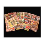 ONE BOX: approximately 140 Eagle comics, 1982-88