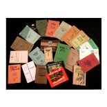 One box: assorted car manuals circa 1920s and later