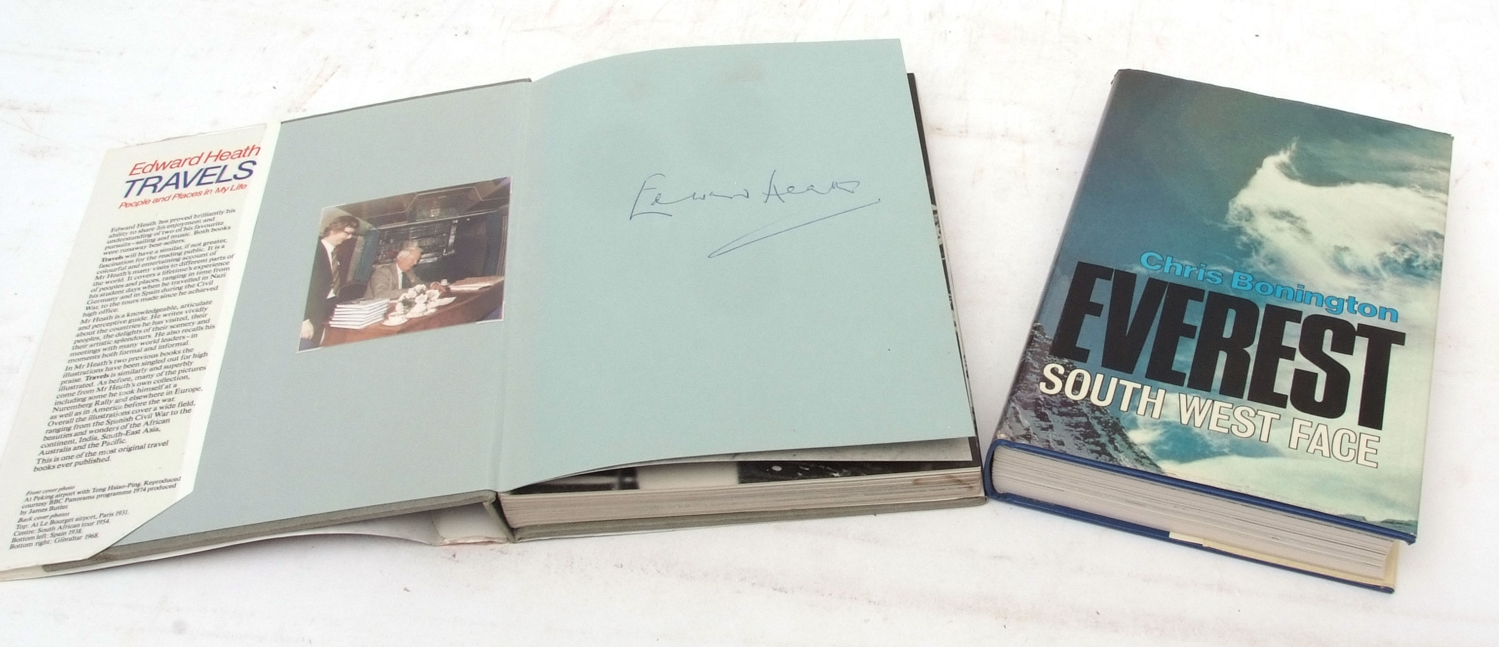 CHRIS BONINGTON: EVEREST SOUTH WEST FACE, London, Hodder & Stoughton, 1973, 1st edition, signed to