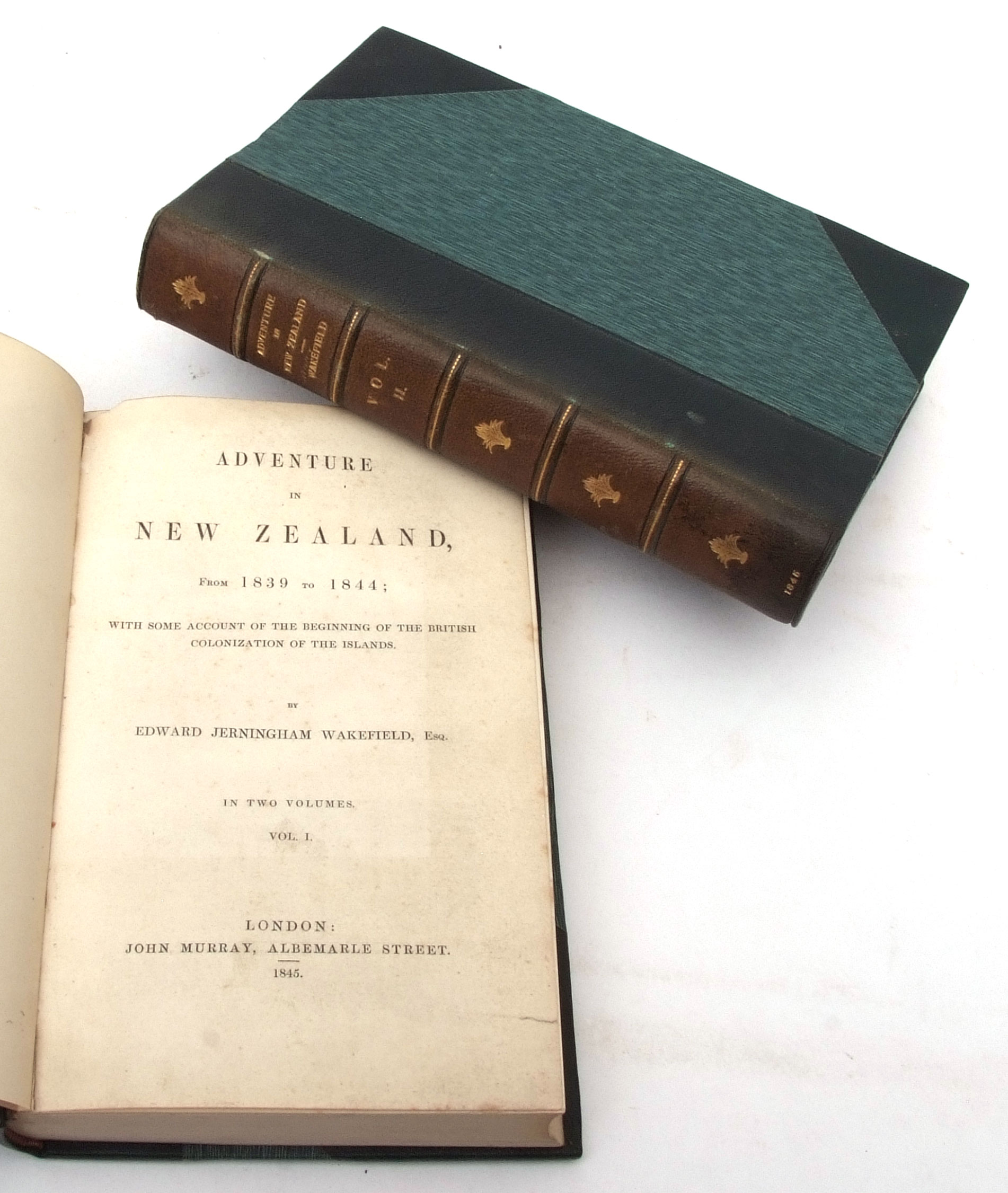 EDWARD JERNINGHAM WAKEFIELD: ADVENTURE IN NEW ZEALAND FROM 1839 TO 1844; WITH SOME ACCOUNT OF THE