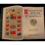 THE HARMSWORTH ATLAS AND GAZETTEER, London, Carmelite House, circa 1910, coloured frontis, 119