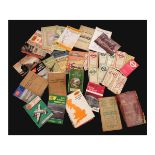 One box: assorted transport booklets and ephemera, mainly aviation and railway interest including