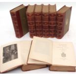 VICTOR HUGO: THE ROMANCES, New York, George D Sproul, 1896, 8 volumes, Sidbury Library edition,