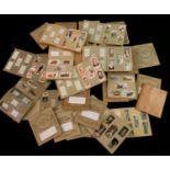 Box: circa 20 assorted cigarette card sets, plus various part sets and odds