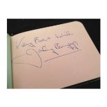 Autograph Album circa 1960s/1970s containing good quantity assorted signatures, actors and actresses